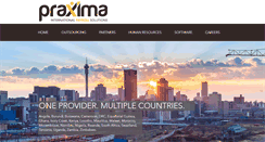 Desktop Screenshot of praxima.com