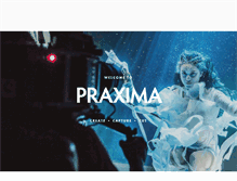 Tablet Screenshot of praxima.co.uk